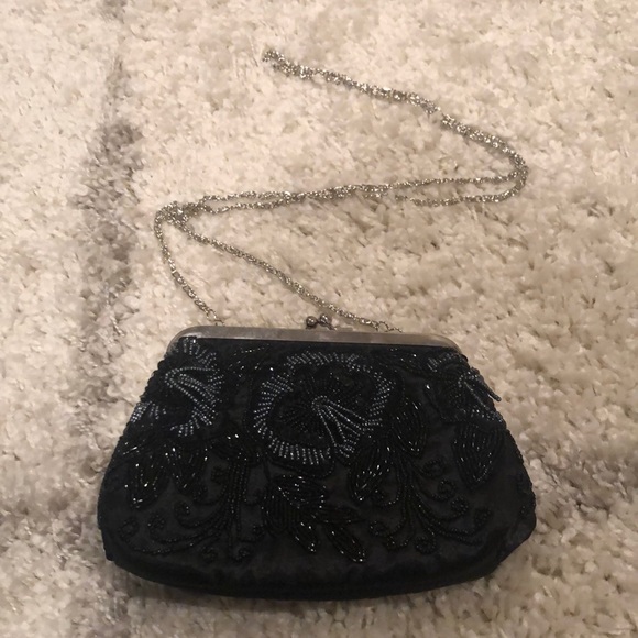 Lane Bryant Handbags - Lane Bryant black clutch